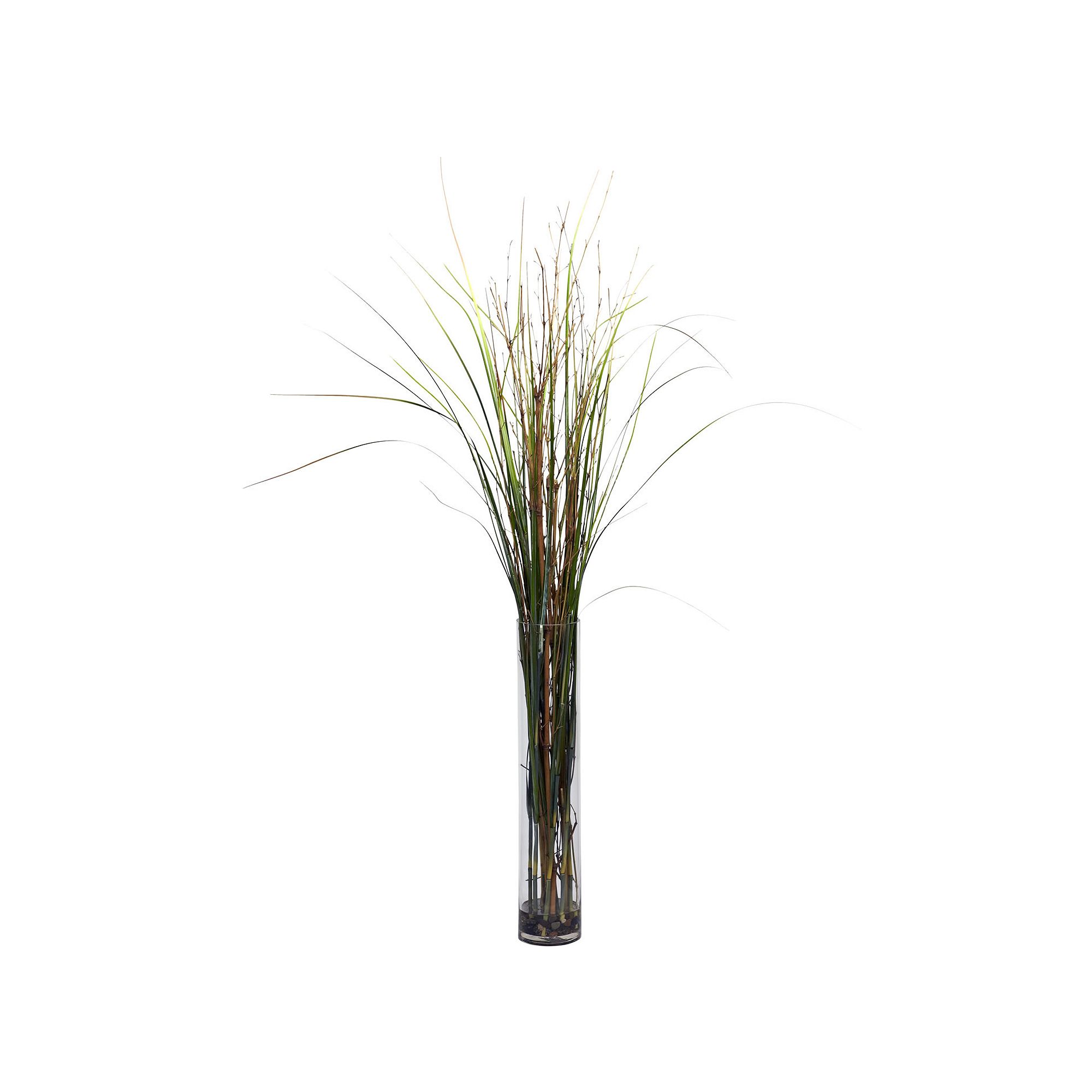 nearly natural Silk Grass & Bamboo Plant, Green