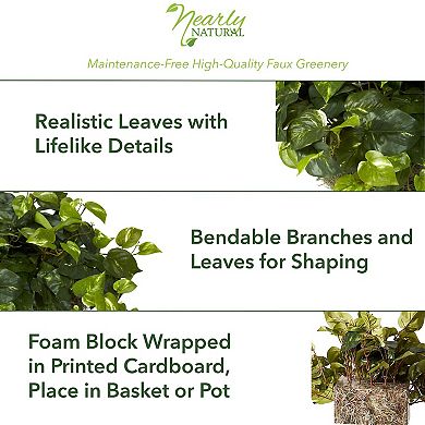 nearly natural Silk Pothos Plant