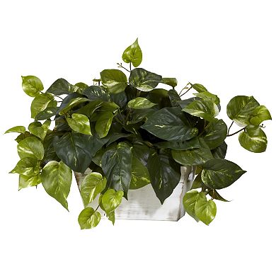 nearly natural Silk Pothos Plant