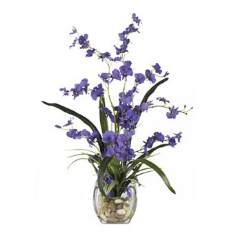 nearly natural Dancing Lady Orchid Floral Arrangement