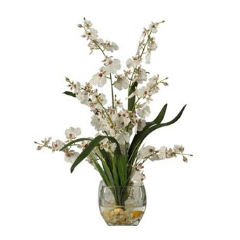 nearly natural Dancing Lady Orchid Floral Arrangement