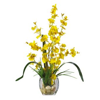 nearly natural Dancing Lady Orchid Floral Arrangement