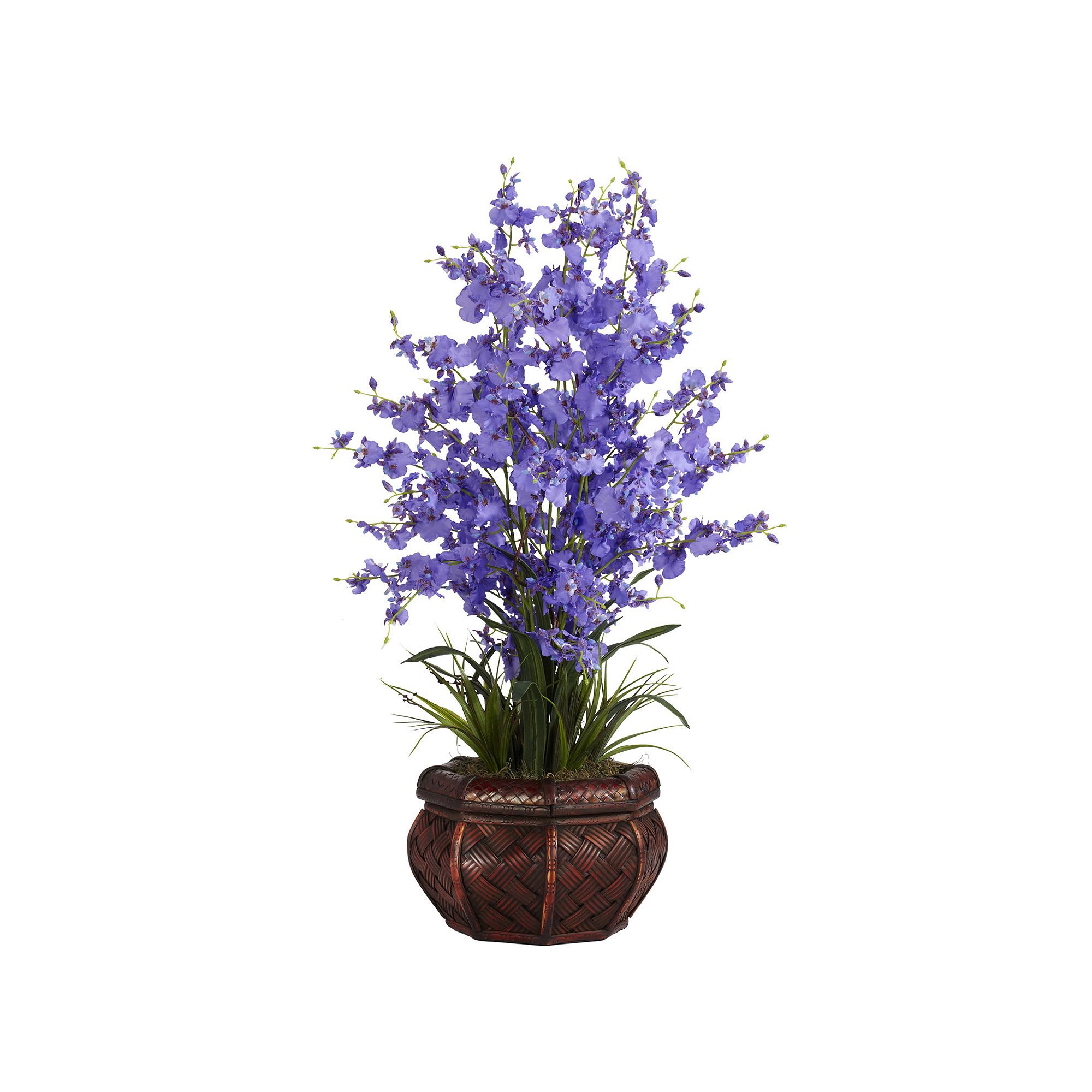 nearly natural Silk Dancing Lady Floral Arrangement, Purple