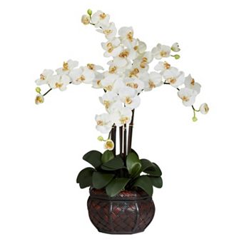 nearly natural Silk Phalaenopsis Floral Arrangement