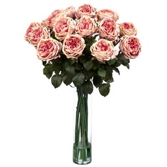 nearly natural Liquid Illusion Fancy Silk Rose Floral Arrangement