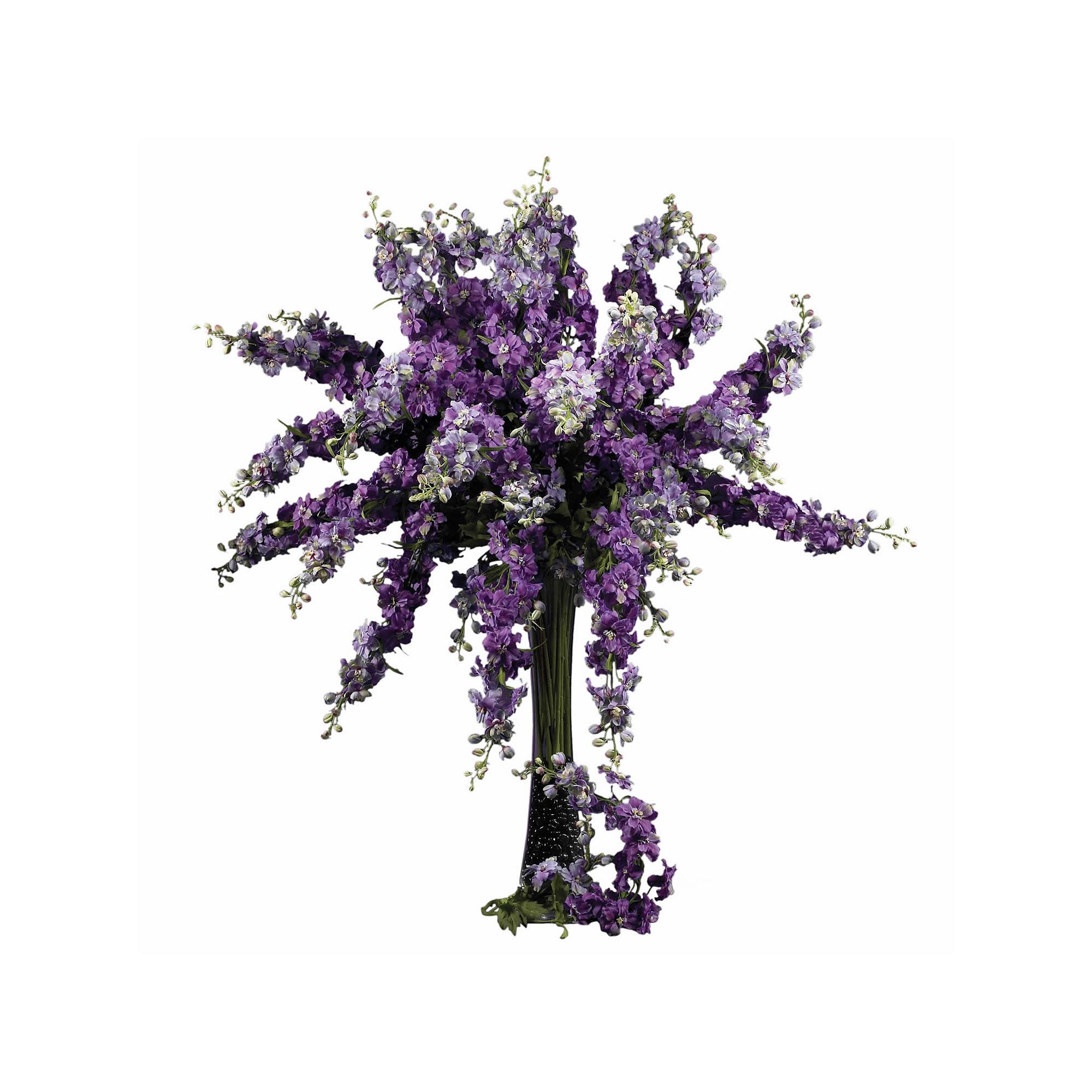 nearly natural 12-pc. Silk Delphinium Stem Set, Purple