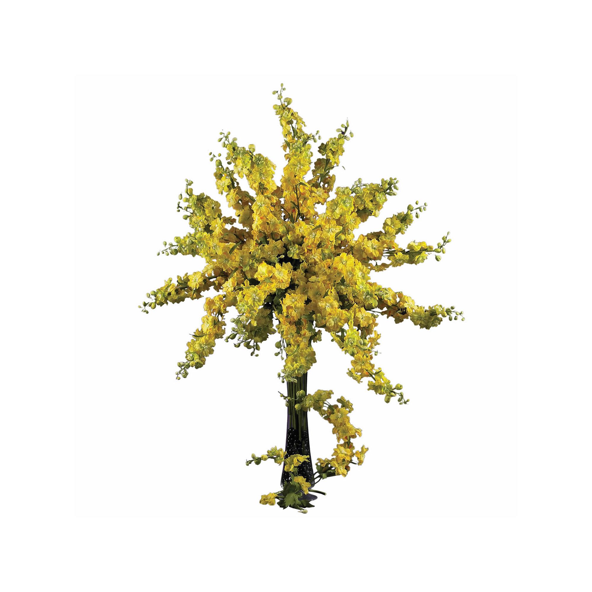 nearly natural 12-pc. Silk Delphinium Stem Set, Yellow