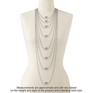 1928 Silver Tone Simulated Crystal and Bead Necklace