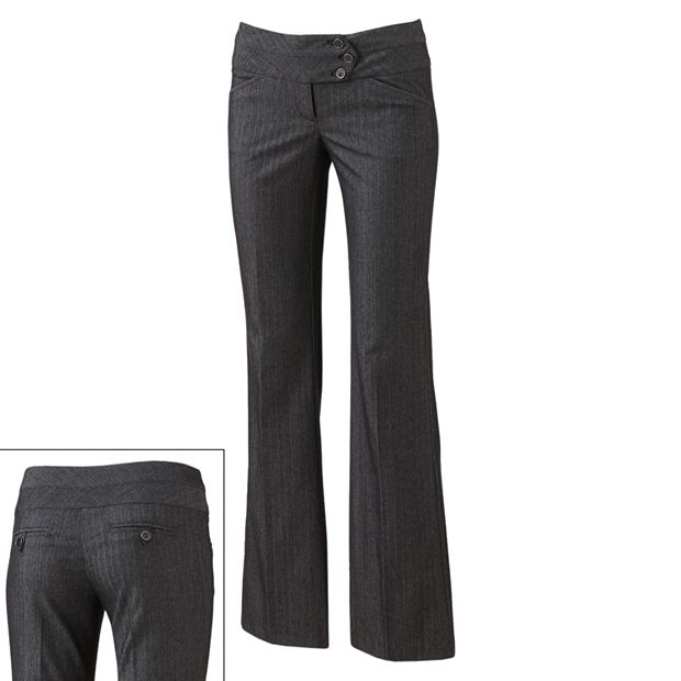 Kohls black hot sale work pants