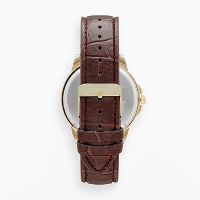 Men's Faux Leather Watch