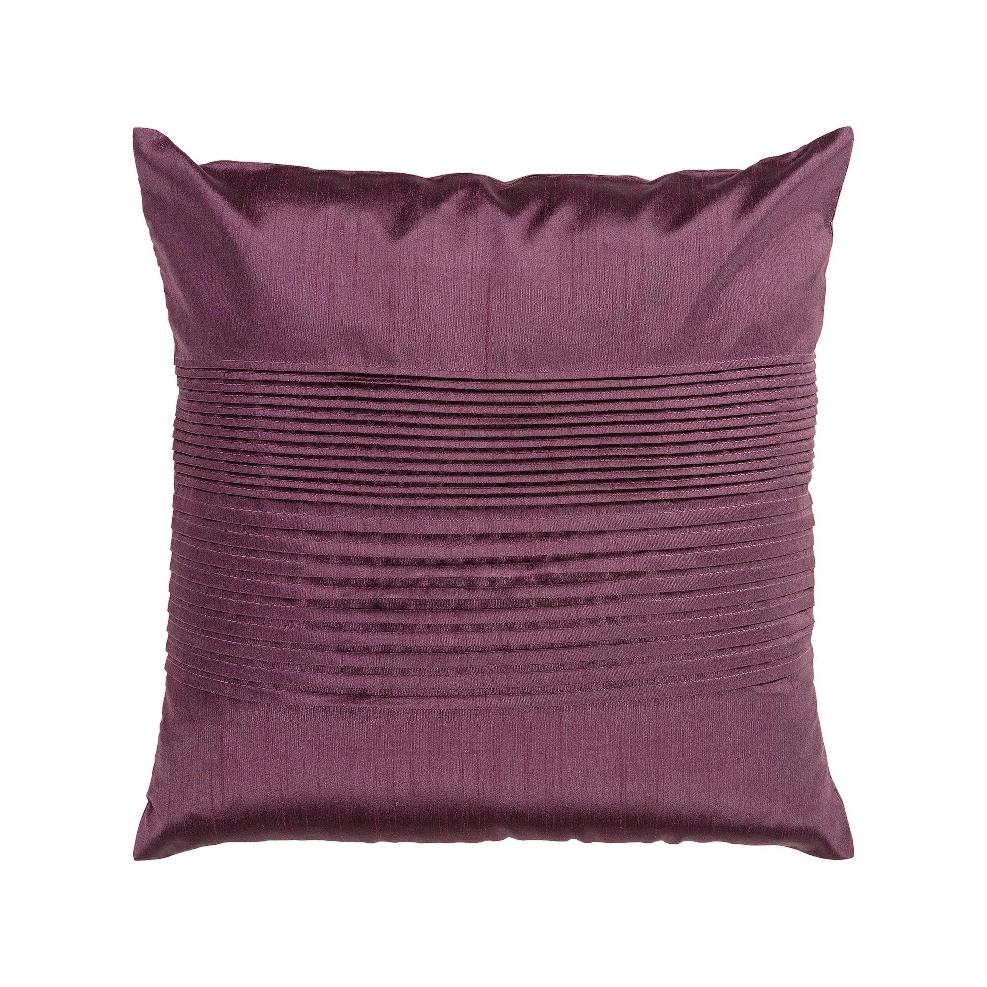Decor 140 Prex Throw Pillow - 18 x 18, Prune Purple