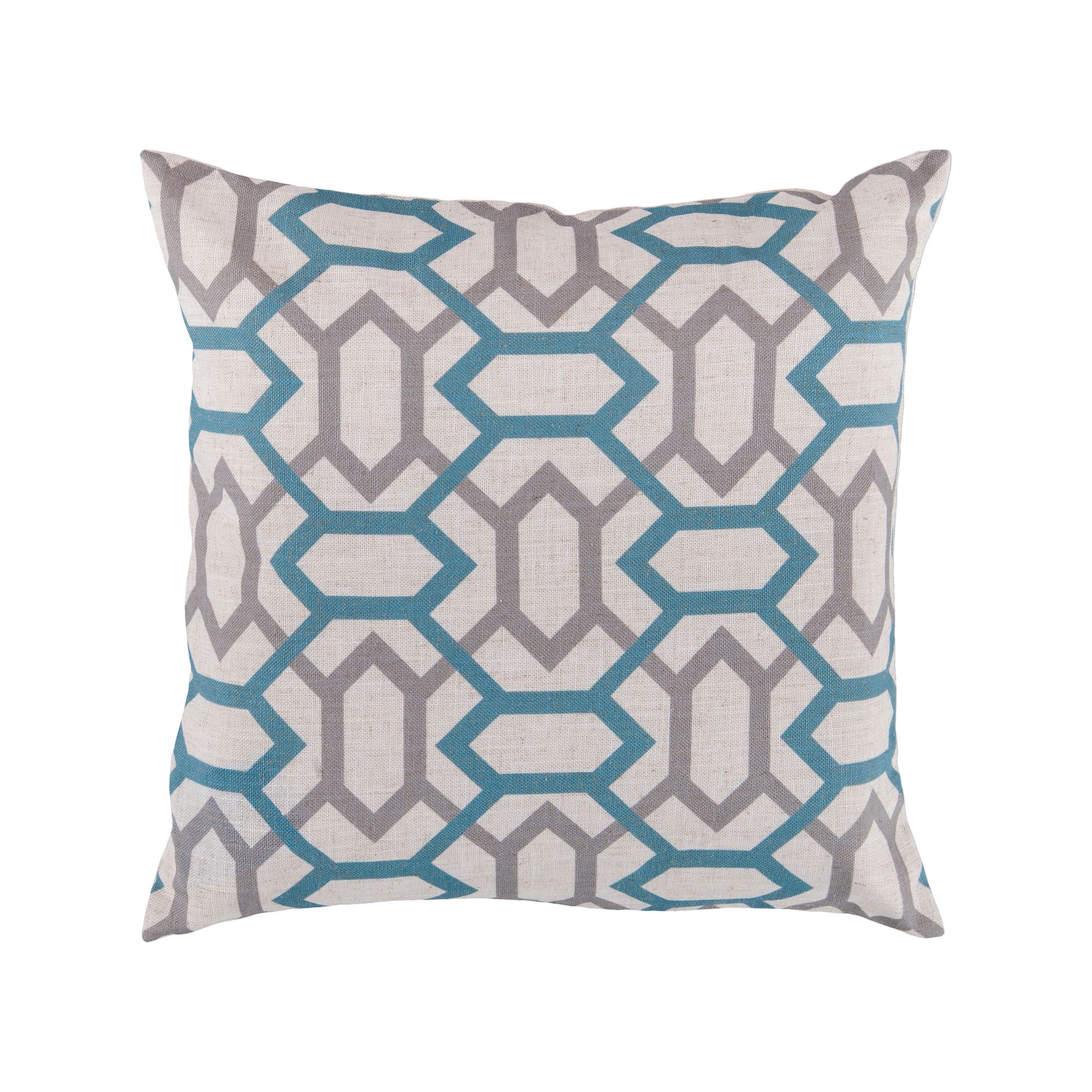 Decor 140 Cannes Decorative Pillow - 18 x 18, Cameo Blue