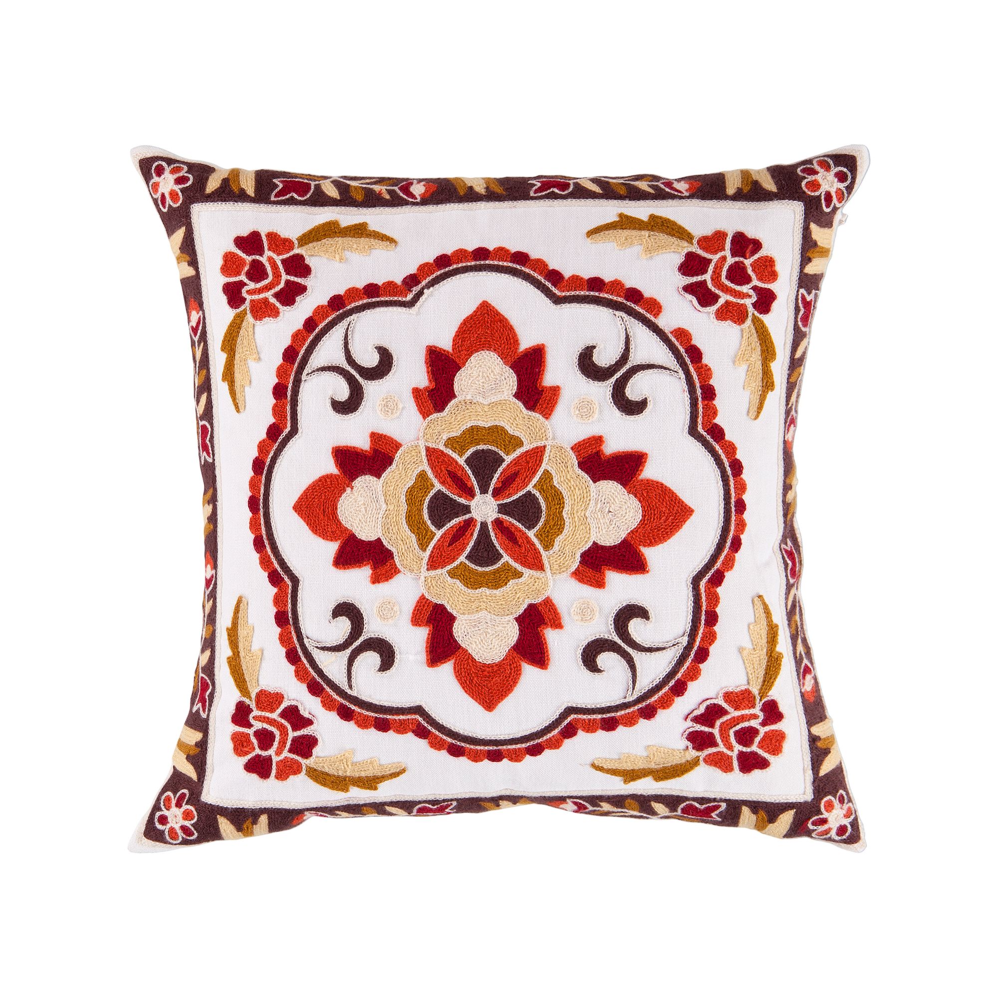 Decor 140 Renens Throw Pillow, Carmine