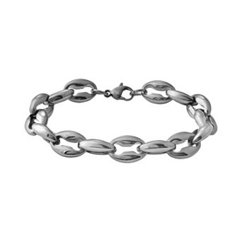 Gold LLC Stainless Steel Anchor Bracelet - Men