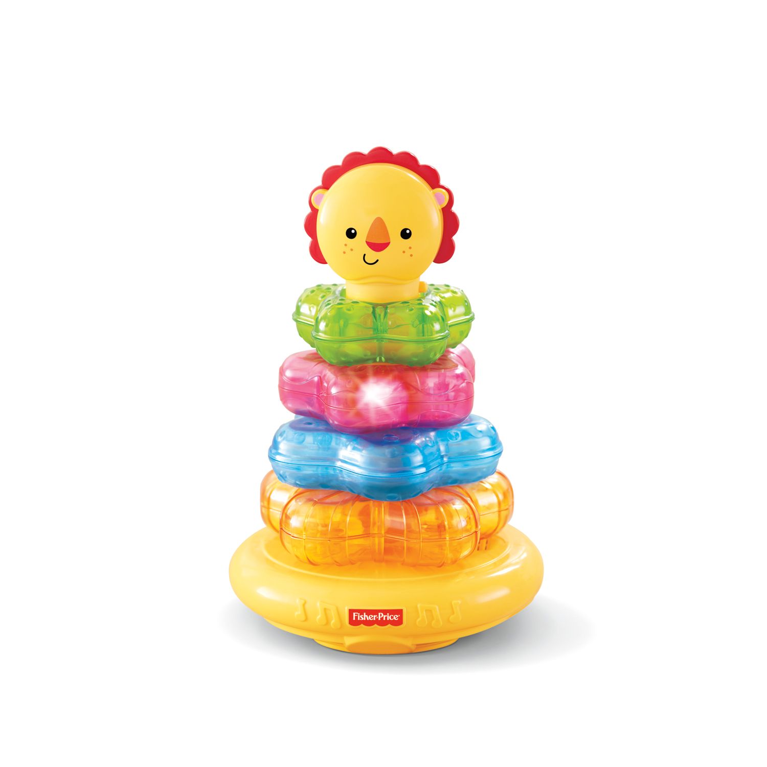 fisher price stacking rings light up