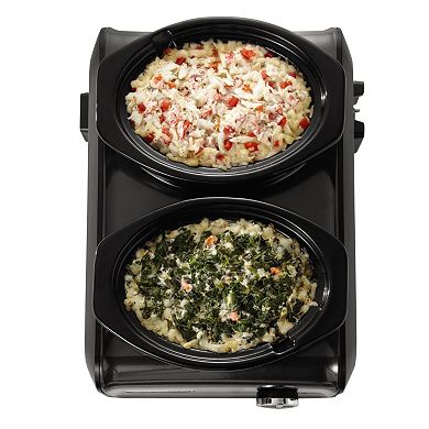 Crock-Pot Double 1-qt. Hook Up Connectable Entertaining System