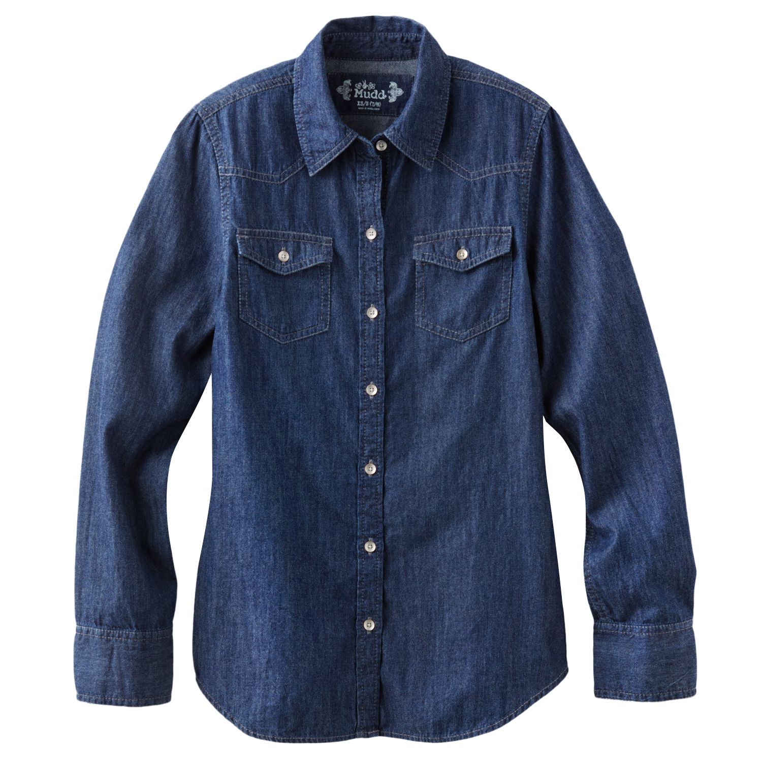 kohls denim shirts