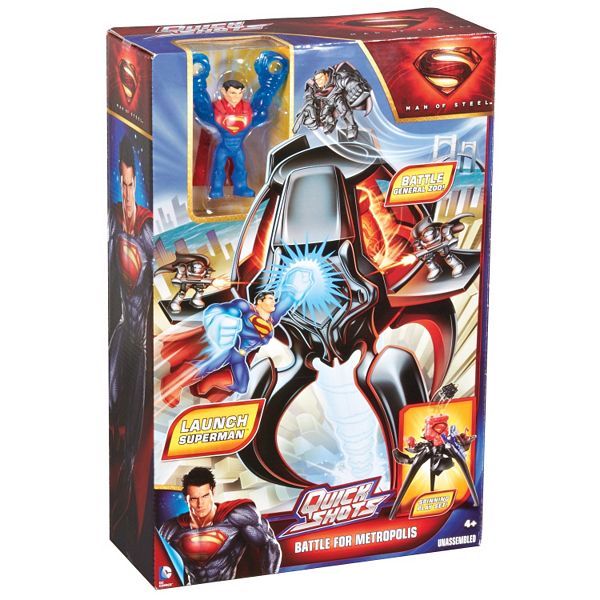 DC Comics Superman Man of Steel Quickshots Battle For Metropolis Playset