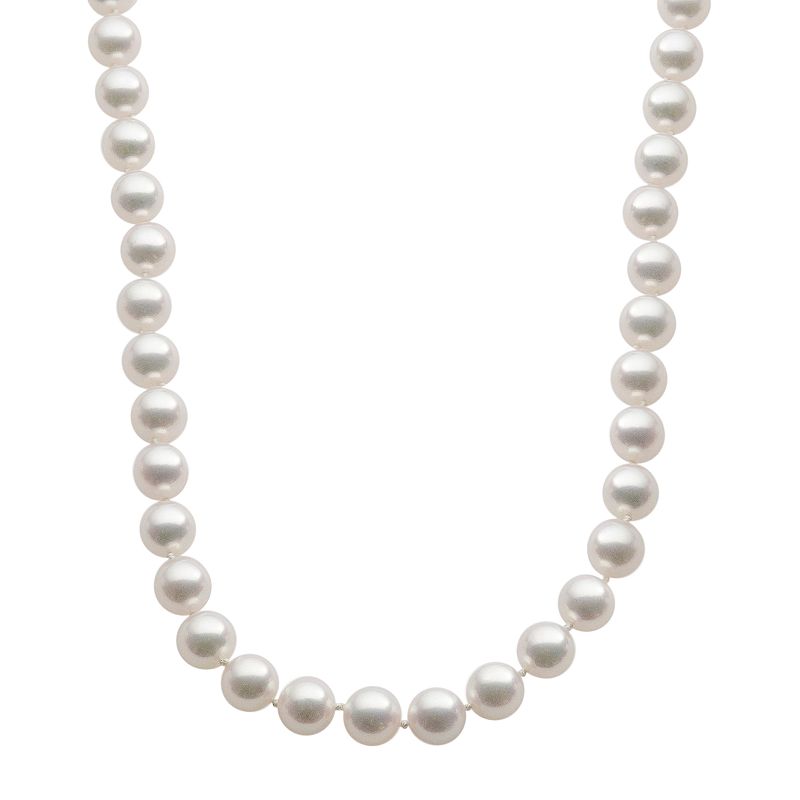 94349936 18k White Gold AAA Akoya Cultured Pearl Necklace,  sku 94349936