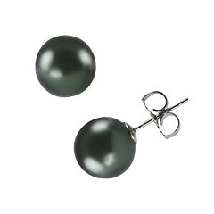 Womens Black Pearl Earrings Jewelry Kohl s