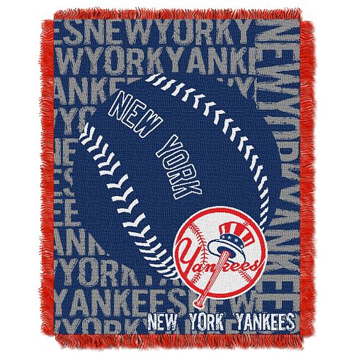 New York Yankees Jacquard Throw By Northwest