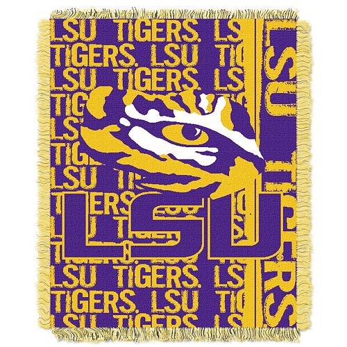 LSU Tigers Jacquard Throw Blanket by Northwest