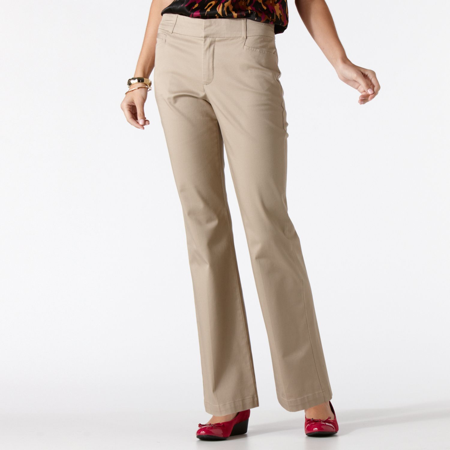 kohls womens khakis