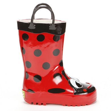 Western Chief Ladybug Rain Boots - Toddler Girls