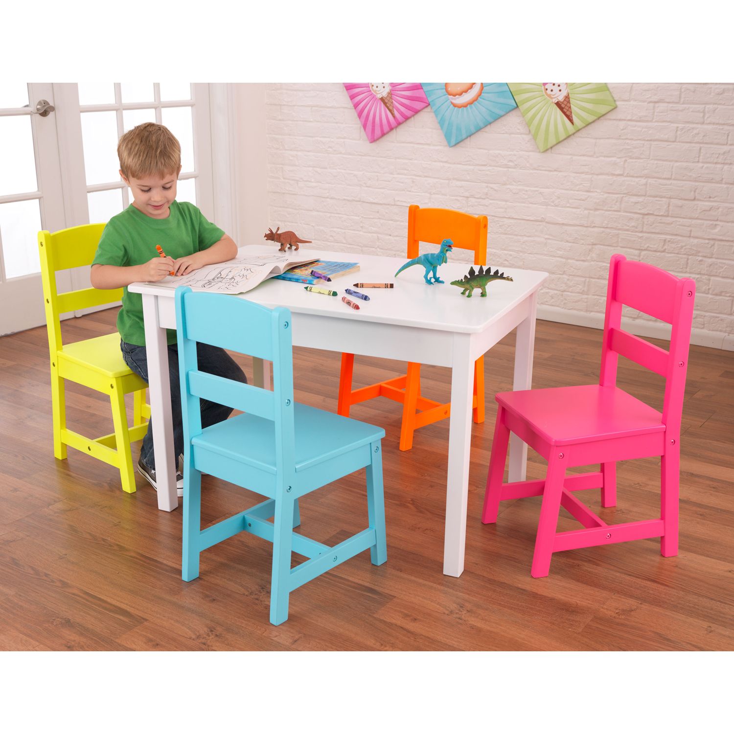 KidKraft Highlighter Table Chair Set   1498766 ALT