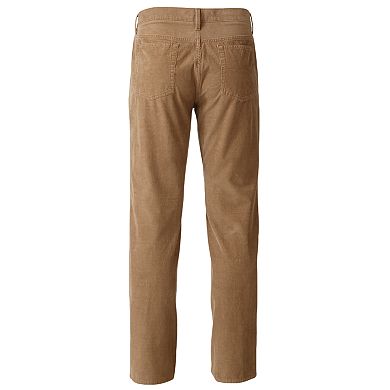 Sonoma Goods For Life® Straight-Fit Corduroy Flat-Front Pants