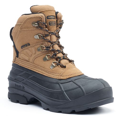 kamik fargo men's waterproof winter boots