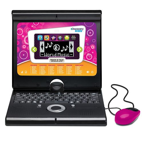 Discovery Kids Teach & Talk Exploration Laptop with Games