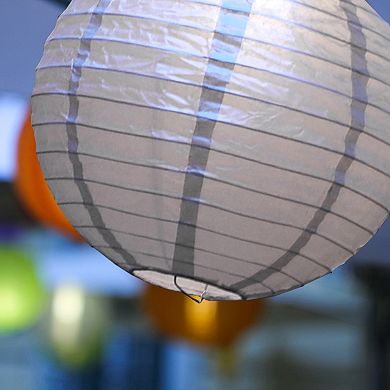 LumaBase 5-pk. Round Paper Lanterns - Indoor and Outdoor