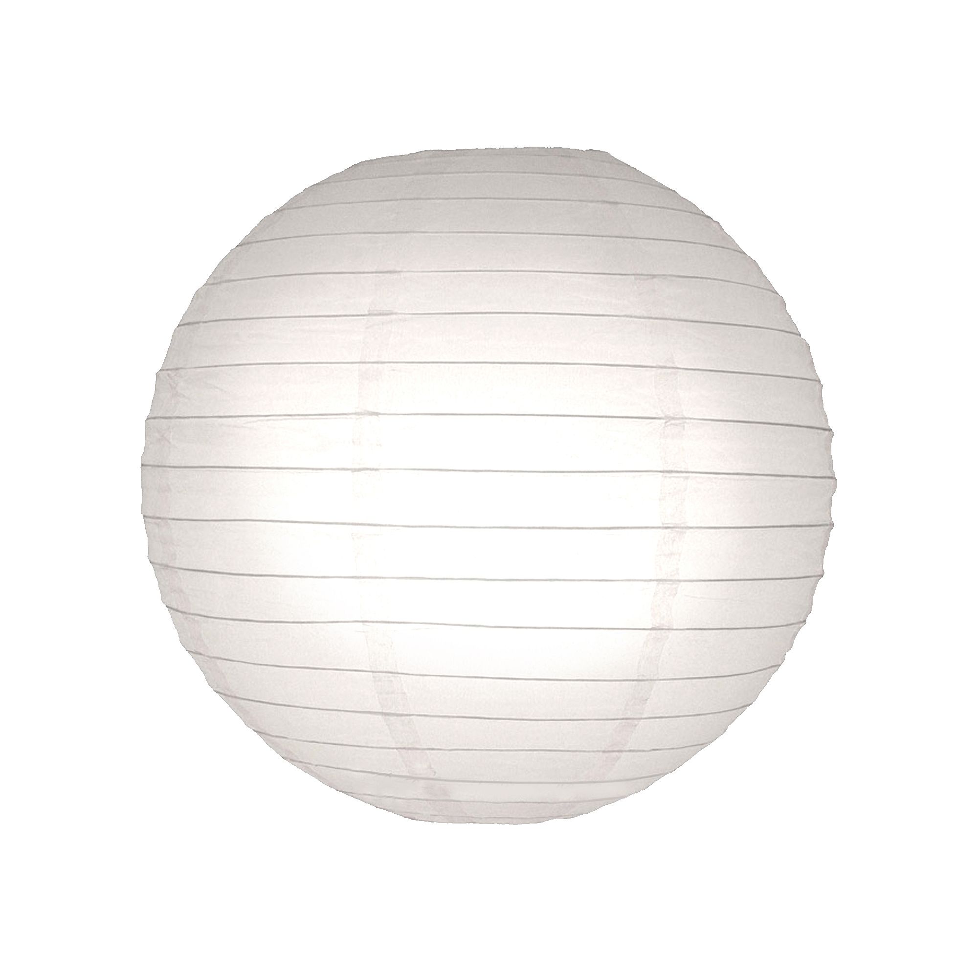 LumaBase 5-pk. Round Paper Lanterns - Indoor, White