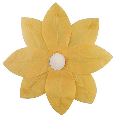 LumaBase 6-pk. Lotus Floating Paper Lanterns – Outdoor
