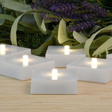 LumaBase 6-pk. Flickering LumaLites - Indoor and Outdoor