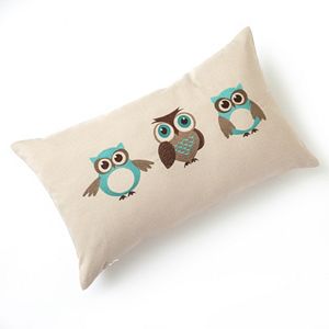 Baystreet Floral Embroidered Throw Pillow