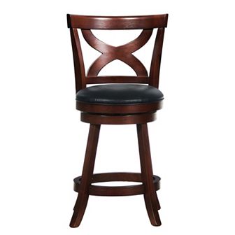 HomeVance Christophe Swivel Counter Stool