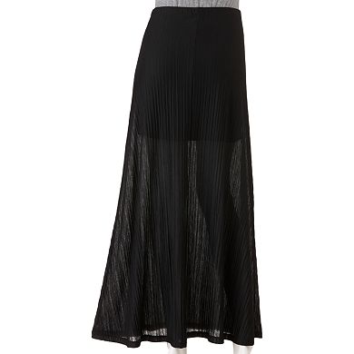 Lily Rose Pleated Maxi Skirt - Juniors