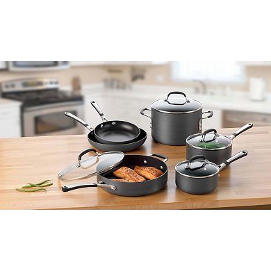 Simply Calphalon® 10-pc. Hard-Anodized Nonstick Cookware Set