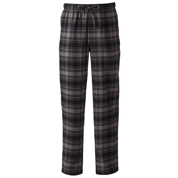 Croft & Barrow® Plaid Flannel Sleep Pants - Men