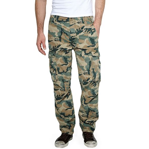 camouflage levi cargo pants