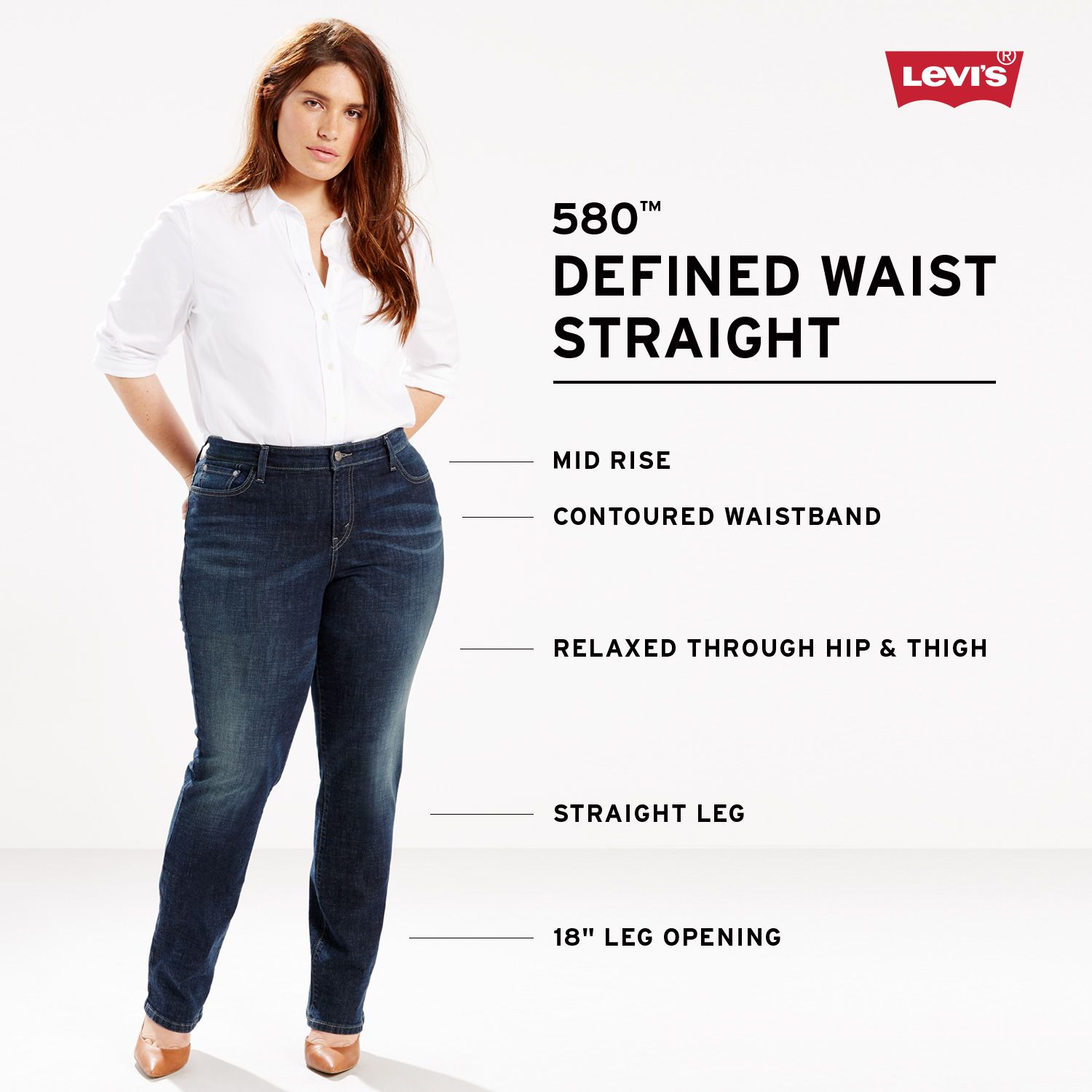 levi's 580 defined waist jeans