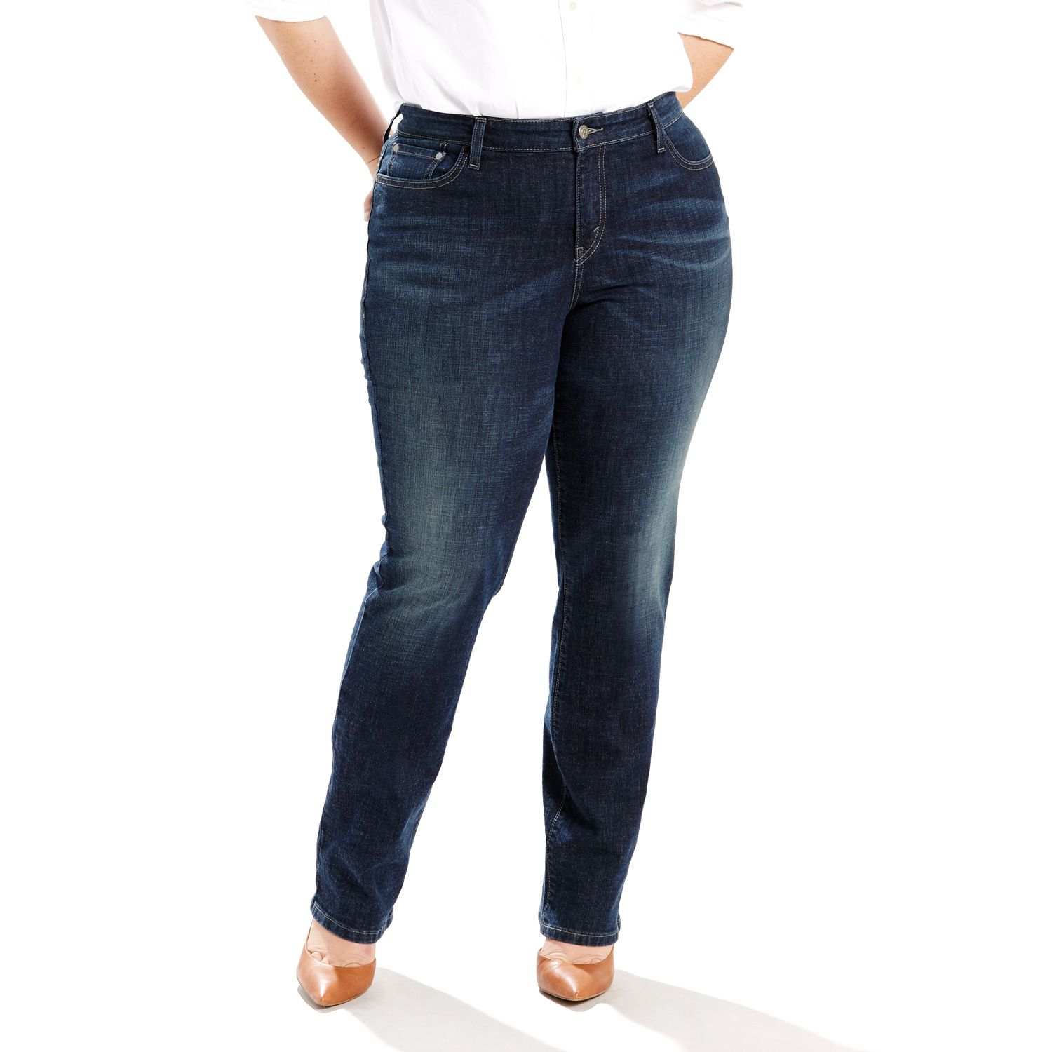 Plus Size Levi's® 580 Straight-Leg Jeans