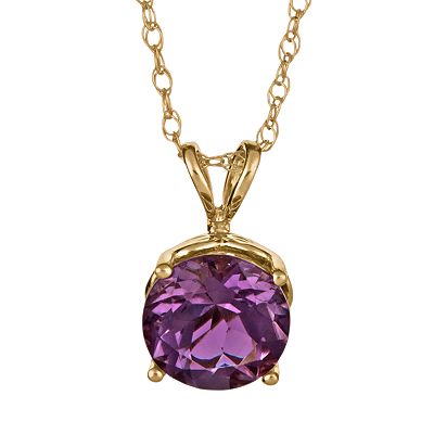 Kohls amethyst necklace outlet