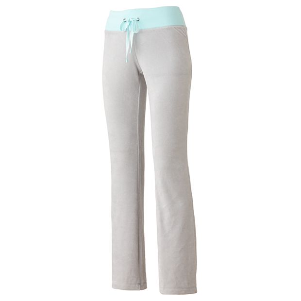 Women s Tek Gear Colorblock Velour Lounge Fit Flare Pants