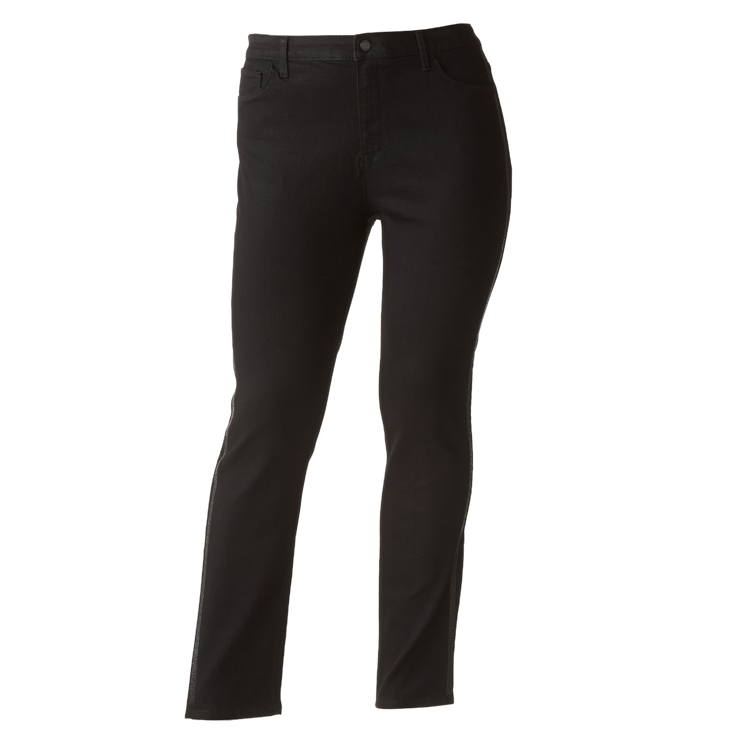 plus size tuxedo jeans