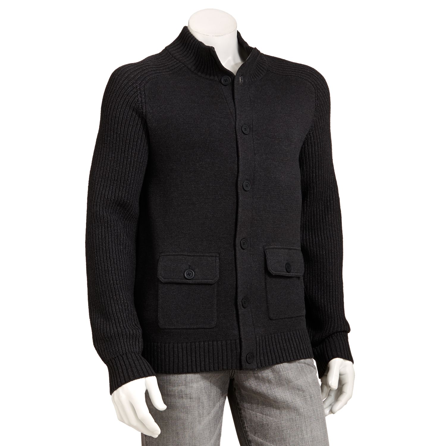 kohls mens button down sweaters