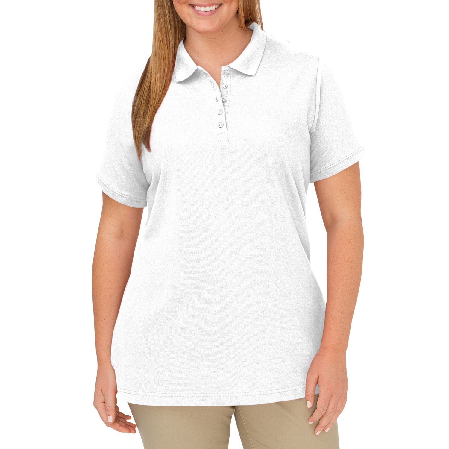 Plus Size Dickies Solid Pique Polo