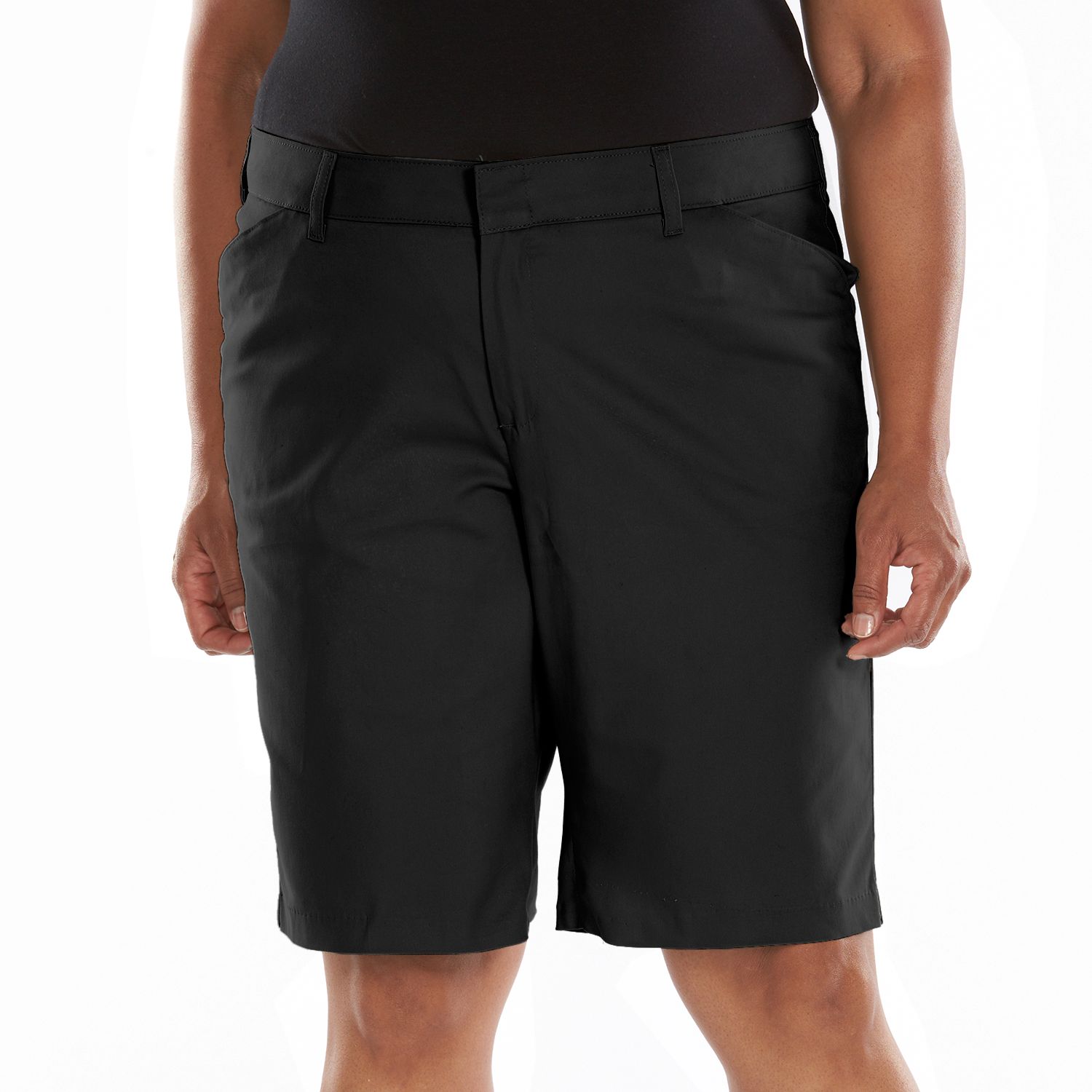 kohls plus size shorts